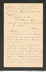 k.k. naturhistorisches Hofmuseum, Intendanzakten 1885-1896 (Hauer), Aktenzahl Z.424/1892, Seite 3